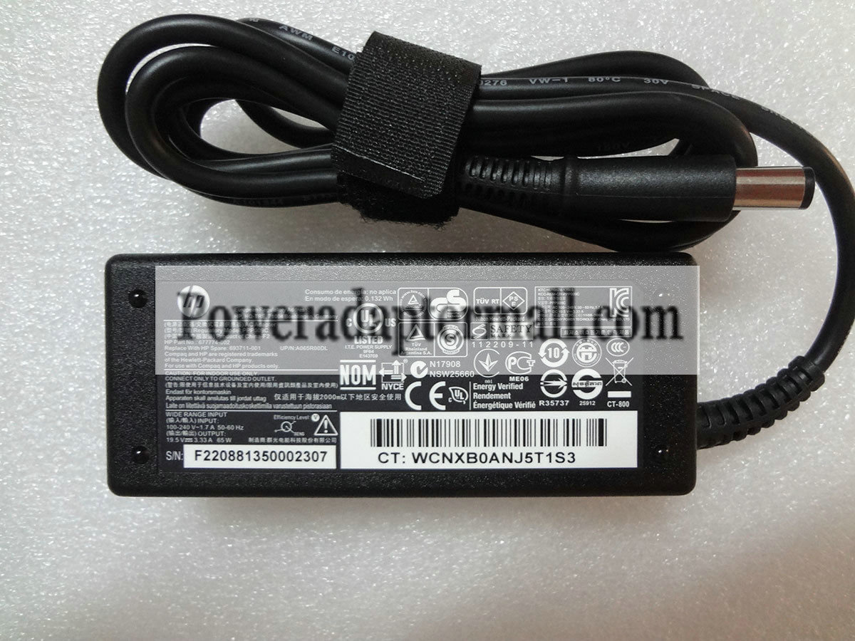 19.5V 3.33A HP 6735b 6735s Notebook AC Adapter 677774-002 19.5V 3.33A HP 6735b 6735s Notebook AC Adapter 677774-002